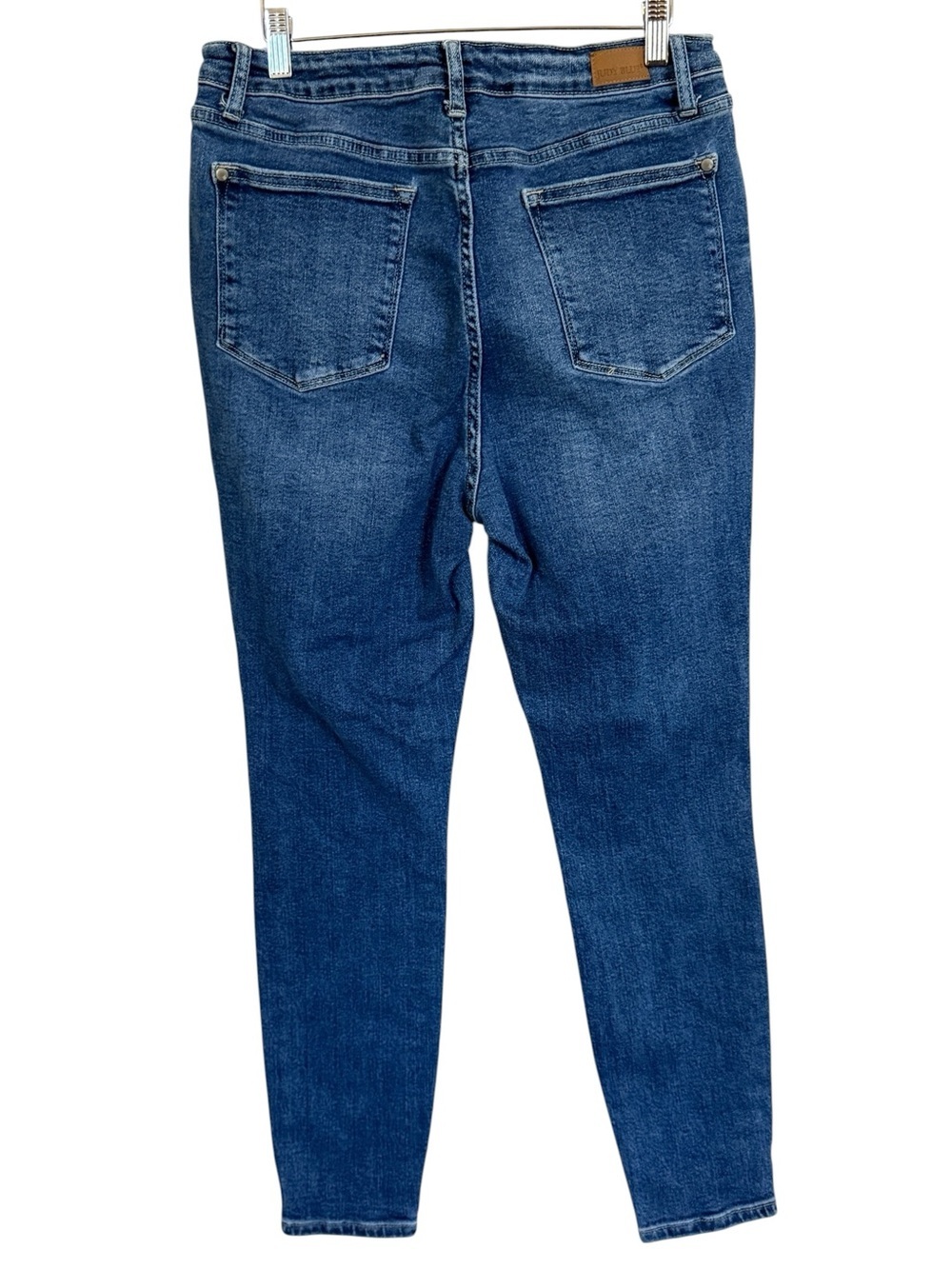 Judy Blue JB88384 Medium Wash High Rise Skinny Jeans Size 15/32 Stretch Denim - Picture 4 of 14
